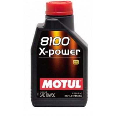 Олія автомобільна, 1л (синтетика, 10W-60, 8100 X-POWER) MOTUL (#106142)