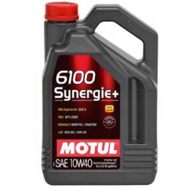 Олія автомобільна, 5л (напівсинтетика, 10W-40, 6100 SYNERGIE+) MOTUL (#108647)