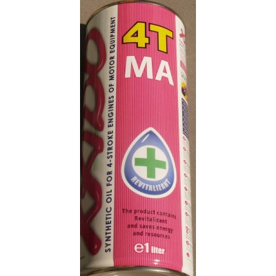 Олія 4T, 1л (синтетика, 10W-60 4T MA, Atomic OIL) Хадо VDKI