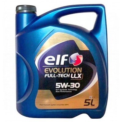 Олія автомобільна, 5л (SAE 5W-30, синтетика, Evolution Full-Tech LLX) ELF (#GPL)