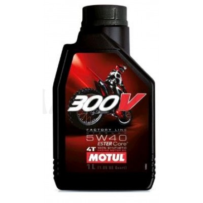 Олія 4T, 1л (синтетика, 5W-40, 300V, FACTORY LINE OFF ROAD) MOTUL (#104134)