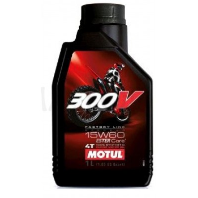 Олія 4T, 1л (синтетика, 15W-60, 300V, FACTORY LINE OFF ROAD) MOTUL (#104137)