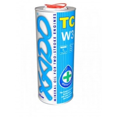 Олія 2T, 1л (мінеральна, Atomic Oil TC W3) (для водної мототехніки) (20117) ХАДО