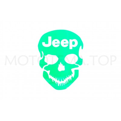 Наклейка логотип JEEP (16x13см) (#HQ092)