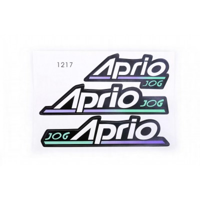 Наклейки (набір) Yamaha JOG APRIO (16х6см 3шт) (#1217)