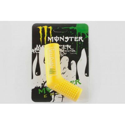 Гумка заводної ніжки MONSTER ENERGY (універсальна, жовта) XJB