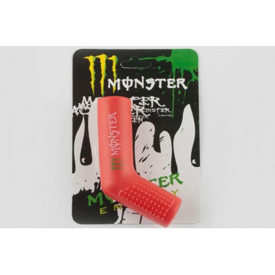 Гумка заводної ніжки MONSTER ENERGY (універсальна, червона) XJB