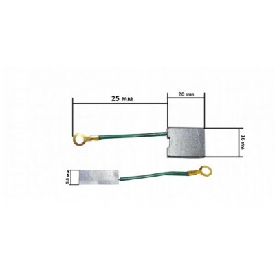 Щітки для електроінструменту 5,8*16*20 кільце KOSA