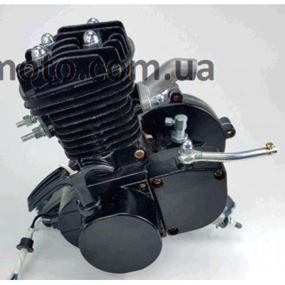 Двигун Веломотор (80cc, голий + стартер) (чорний) EVO