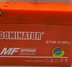 АКБ 12V 2,3А гелевый, Suzuki/Yamaha таблетка (113x39x89) DOMINATOR VDK-4