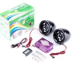 Аудиосистема (3, черные, сигн., МР3/FM/MicroSD/USB, ПДУ, разъем ППДУ 3.5mm) ZUNA