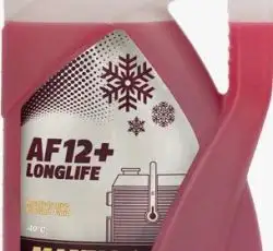 Охлаждающая жидкость (антифриз) -40C, 5л (AF 12+, красный) MANNOL