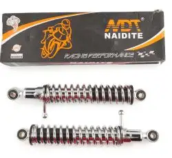 Амортизаторы (пара) ИЖ 320mm, регулируемые, с рычагом (хром) NDT