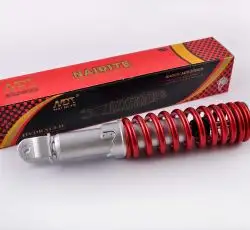 Амортизатор GY6, DIO ZX, LEAD 320mm, регулируемый (красный металлик) NDT