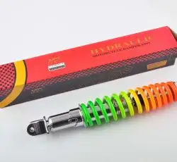 Амортизатор GY6, DIO ZX, LEAD 310mm, регулируемый (радуга) NDT