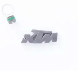 Брелок каучук (серо-зеленый) KTM AS
