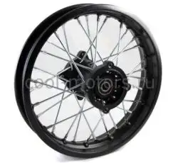Диск колеса 1,6 * 12 (задний) (спицованый) PITBIKE FLD
