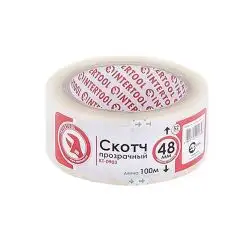 Скотч прозрачный 45мм*100м*44мкм