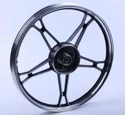 Диск колеса 1,2 * 17 (перед, барабан) (легкосплавный, черный) Delta AMG