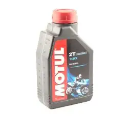 Масло 2T, 1л (минеральное, 100, API TC) MOTUL (#104024)