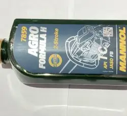 Масло 2T, 1л (минеральное, для бензопил и мотокос, 7859 Agro HSQ API TC) MANNOL