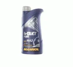 Масло 4T, 1л (SAE 10W-40, полусинтетика, 4-Takt Plus API SL. 7202) MANNOL