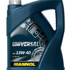 Масло автомобильное, 5л (SAE 15W-40, минеральное, Universal API SG/CD) MANNOL