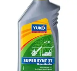 Масло 2T, 1л (полусинтетика, SUPER SYNT 2T Green Garden, JASO, ISO-L-EGC, API TC) YUKO (#GRS)