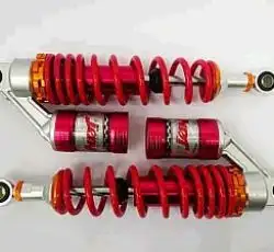 Амортизаторы (пара) Delta 340mm, газомасляные (красные) KOMATCU