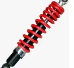 Амортизатор ATV 125 255mm регулируемый (задний) бело-красный VV