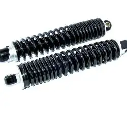 Амортизаторы (пара) ЯВА 320mm, регулируемые, черные пружины KOMATCU