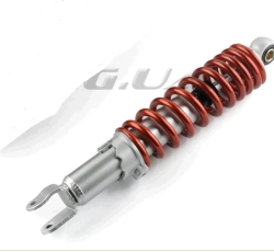 Амортизатор GY6, DIO, LEAD 280mm, регульований (червоний) SUNY