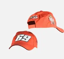 Бейсболка 69 NICKY HAYDEN (красная, 100% хлопок)