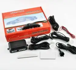 Парктроник mod:LH-811B (датчики белые 4шт, LCD, штурман, монтажный комплект) KAMEILONG