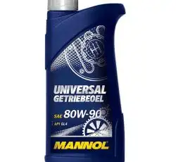 Масло трансмиссионное, 1л (80W-90, Universal Getriebeoel API GL 4) MANNOL