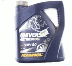 Масло трансмиссионное, 4л (80W-90, Universal Getriebeoel API GL 4) MANNOL