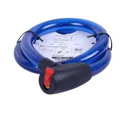 Замок на колесо (трос 1000*22mm) (с ключом) ZX1232 AMG